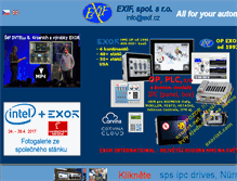 Tablet Screenshot of exif.cz